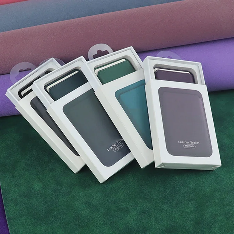 Оригинальный кожаный кошелек Apple Magsafe с магнитным держателем для карт чехол iPhone 16