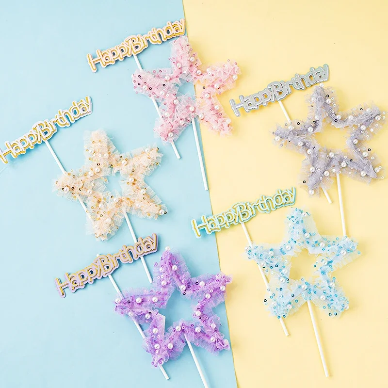 

Magic Wand Five-pointed Star Christmas Tree DIY Decoration Gift Handmade Cake Mold Decoration Home Decoration Treetop Hat