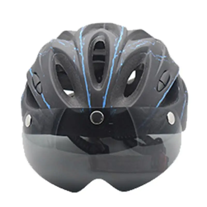 

Bike Helmets With Magnetic Goggles Safe Mountain Road Bike Helmets Adjustable Size Women Men Riding Bike Accessories For Adult