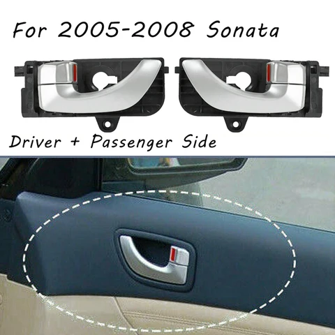 Передняя боковая внутренняя дверная ручка для Hyundai Sonata 2005-2008 82620-3K020, со стороны пассажира