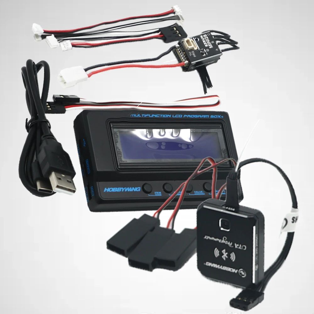 

Brushless ESC Hobbywing EZRUN MINI28 30A Sensored Small Size Support Bluetooth Settings For 1/28 GL Racing/Drift Car