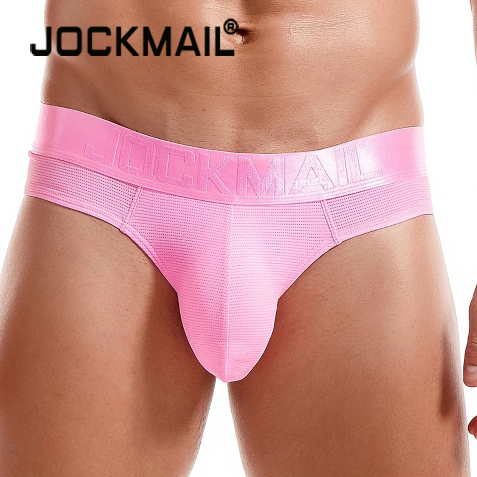 

JOCKMAIL Men's Panties Brief Quick Dry Gay Sexy Men Underpants Low Waist Butt Lifter Innerwear Jockstrap Underwear Man Brief