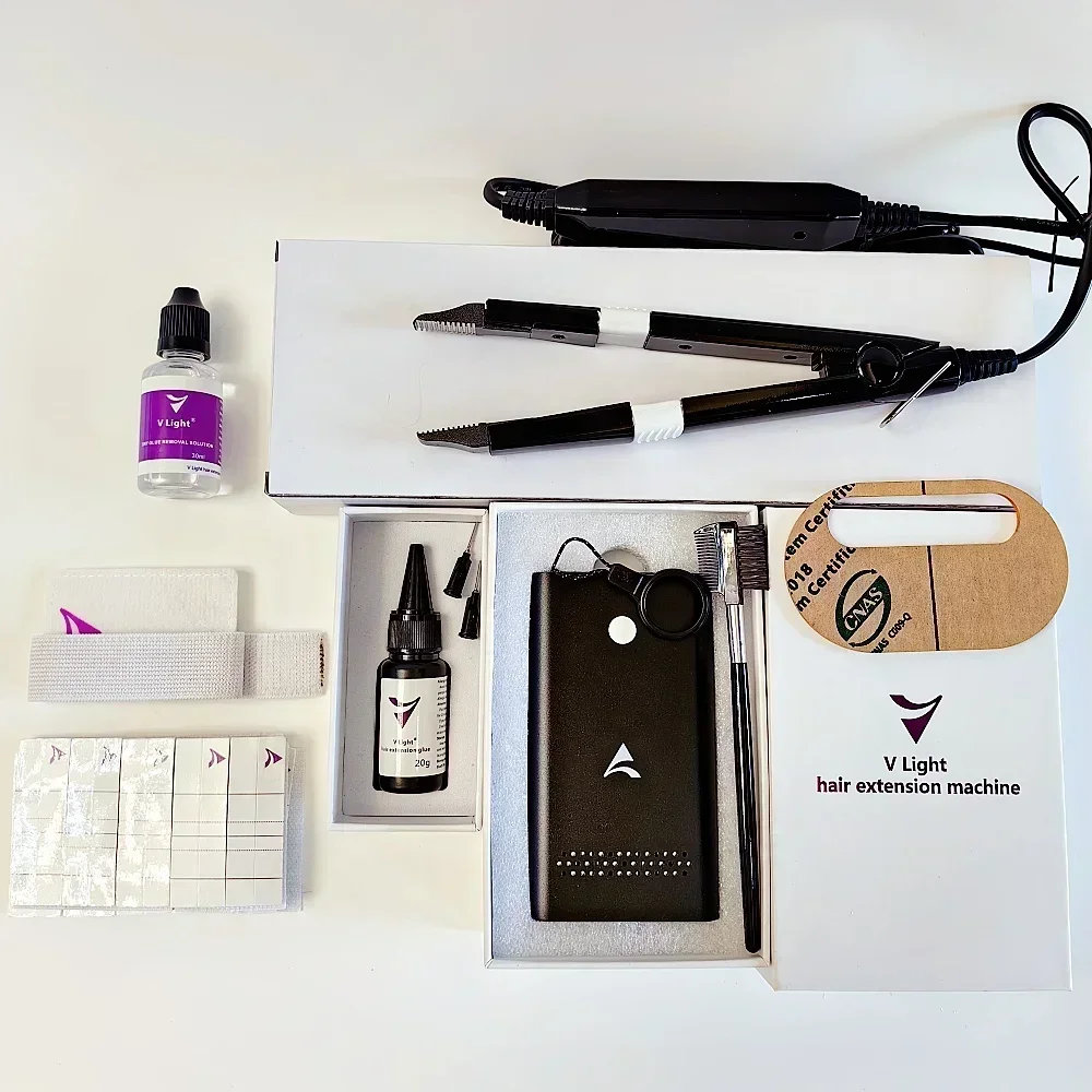 Peluca интеллектуальный звуковой сигнал с V-образным вырезом pieza de cabello Real herramienta