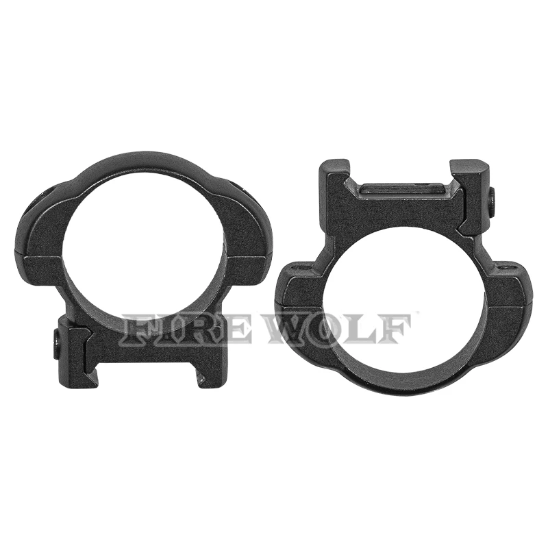 Огонь волка 2 шт./комплект стальной прицел 30 мм кольца низкий средний высокий