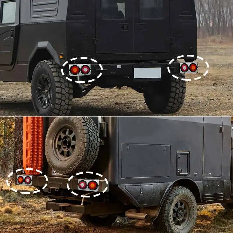 Задний тормоз для прицепа 12 В 24 4 дюйма