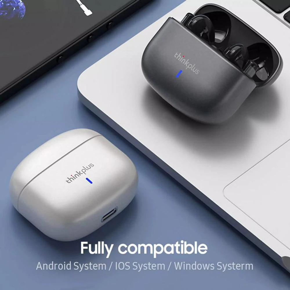 Беспроводные наушники Lenovo TW50 PRO Bluetooth V5.3 сенсорное управление водонепроницаемая