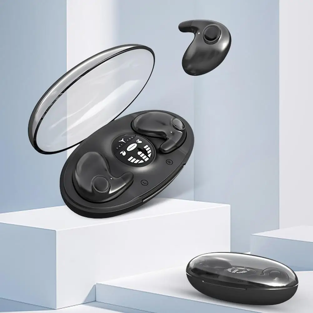 

Invisible Sleep Wireless Earphone Ipx5 Waterproof Mini Wireless Earphone Digital Battery Display Sports Earbuds Handsfree For Al