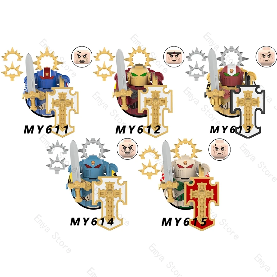 MY601 MY611 40k Sword Guard Ветеран мини-модель фигурки куклы строительные блоки подарок для