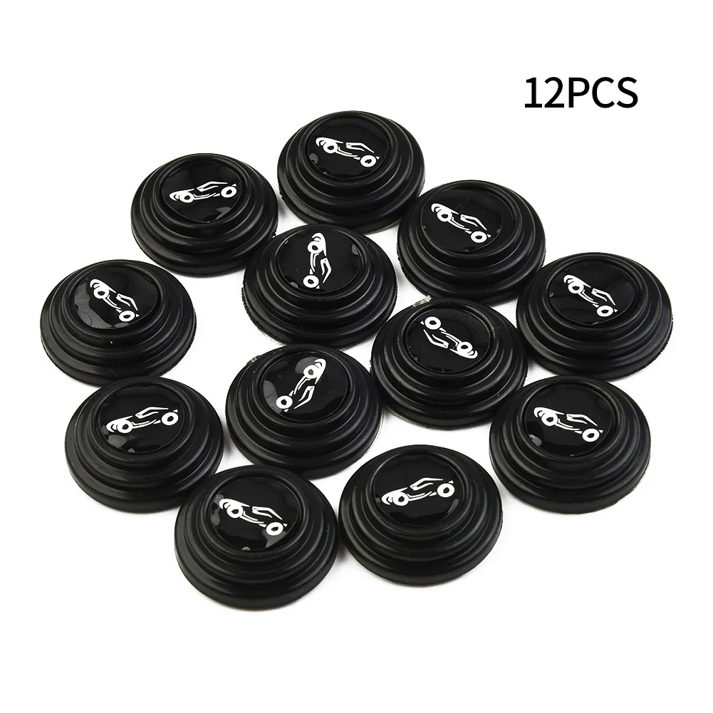 

12PCS Car Shock Stickers Door Anti-Collision Pad Sound Insulation And Shock-Absorbing Gasket For Exterior Stickers Accessories