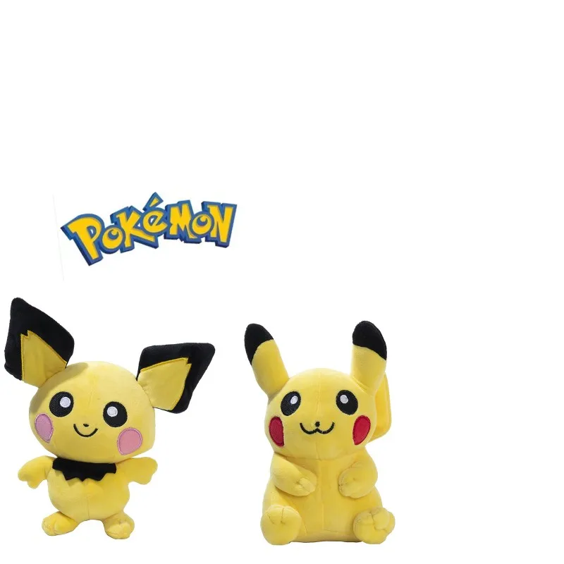 

18cm Pokemon Pikachu Plush Toys, Cute Cartoon Characters, Christmas Children's Gifts, Birthday, Halloween, Bulk Purchase