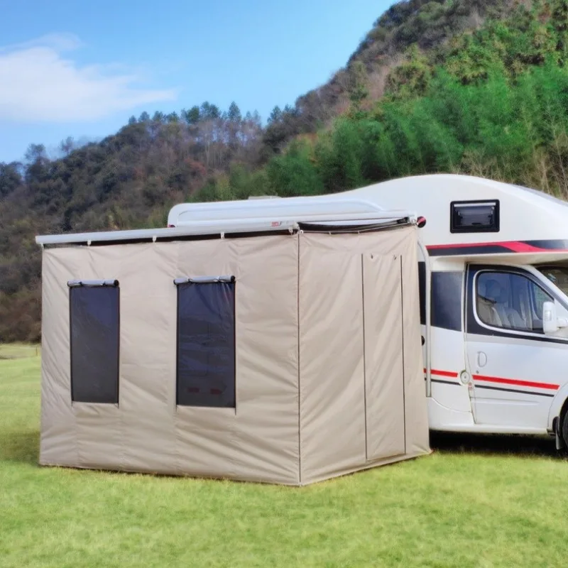 Фото C/B-Typ Wohnmobil-Seitensonnenschutzzelt Universelle Wohnmobil-Markise Mit Vollpresa Emma Набор 2,5м 3м 4м №2