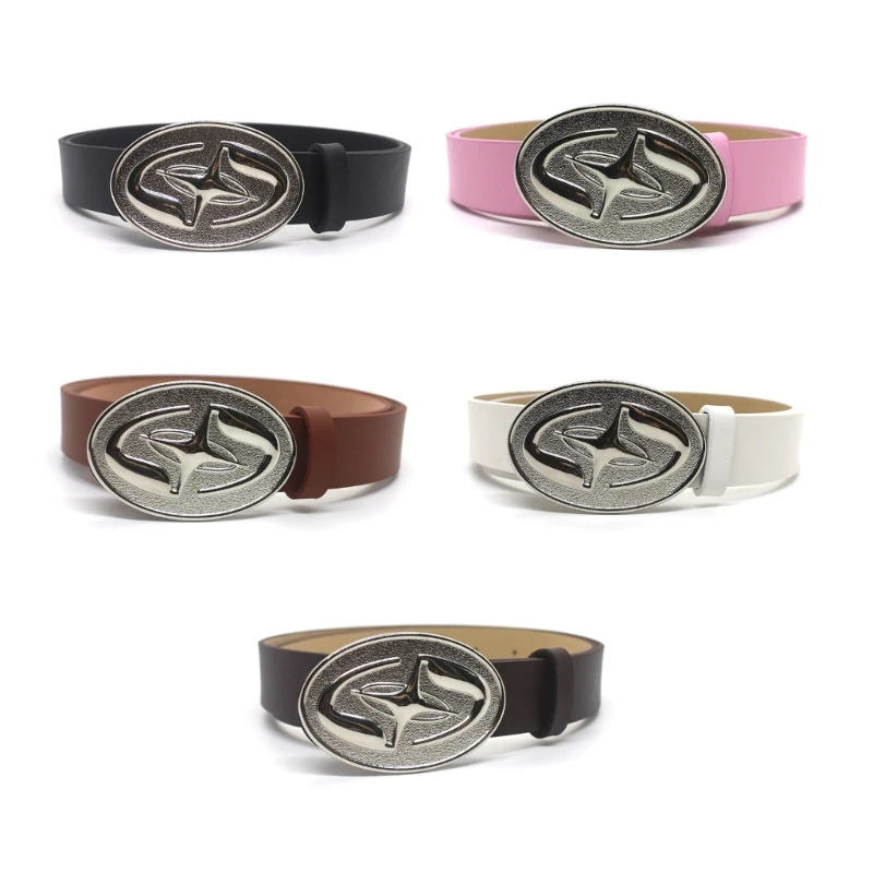 

Роскошный тонкий пояс с металлической звездной пряжкой для женщин, декор для джинсовой юбки, Прямая поставка