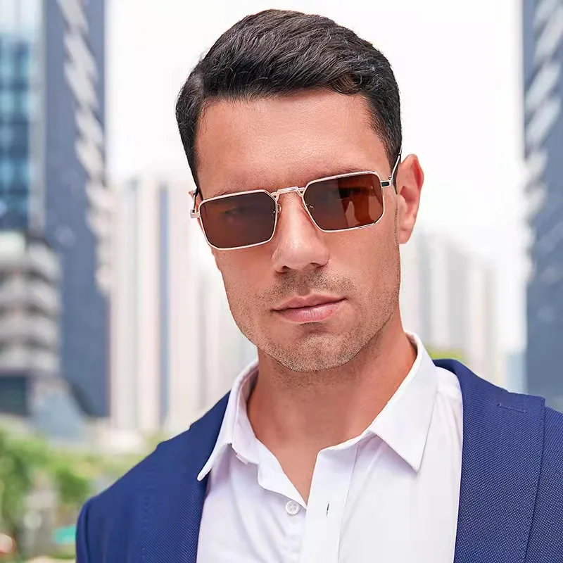 

New Square Fashion Glasses Sun-Proof Sunglasses