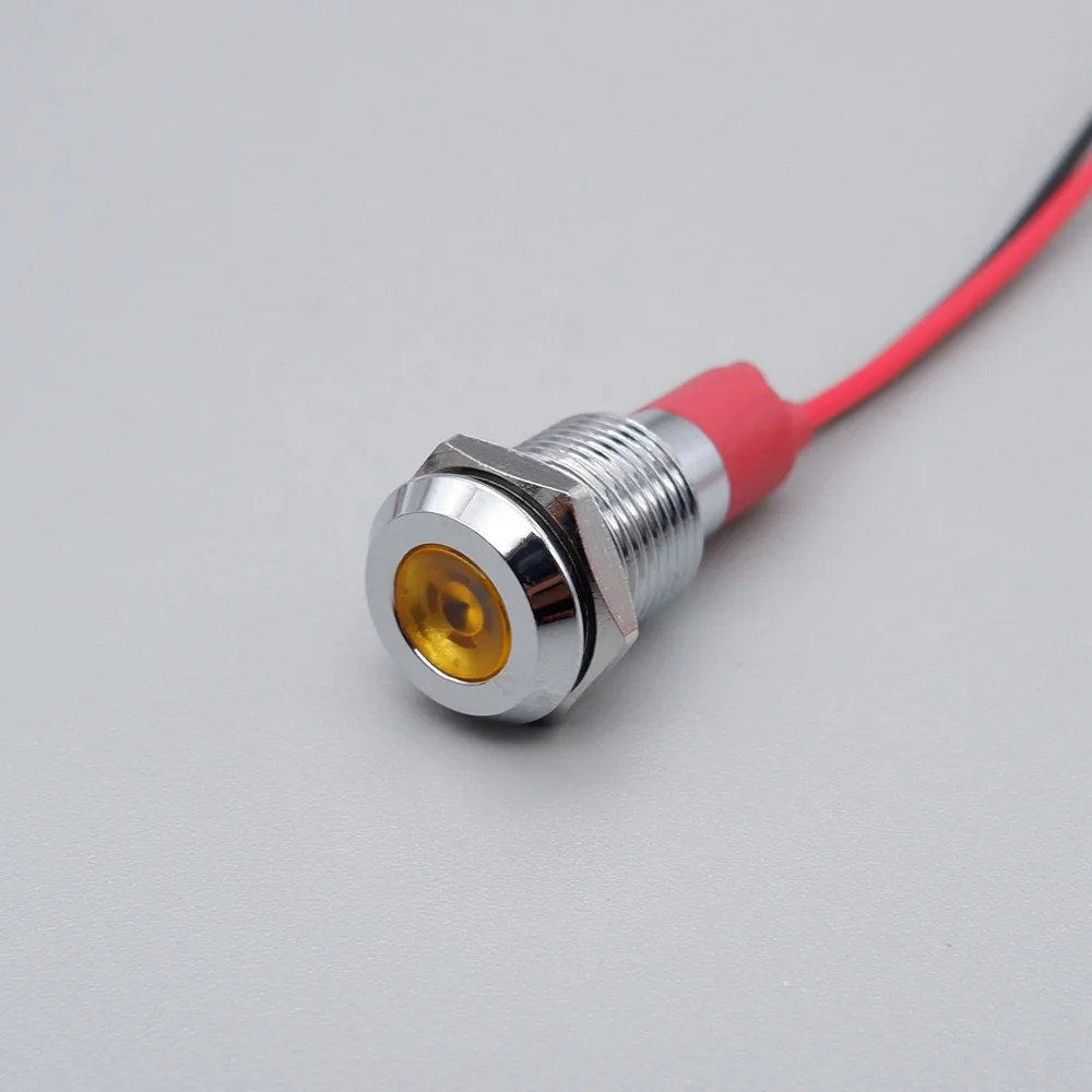 

Металлический светодиодный индикатор 6/8/10/12 мм