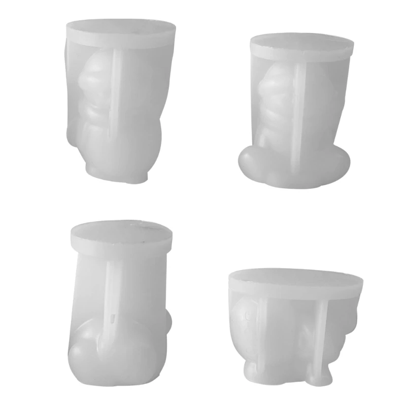 

Snowman Shaped Silicone Molds DIY Epoxy Resin Molds Table Ornament Mould