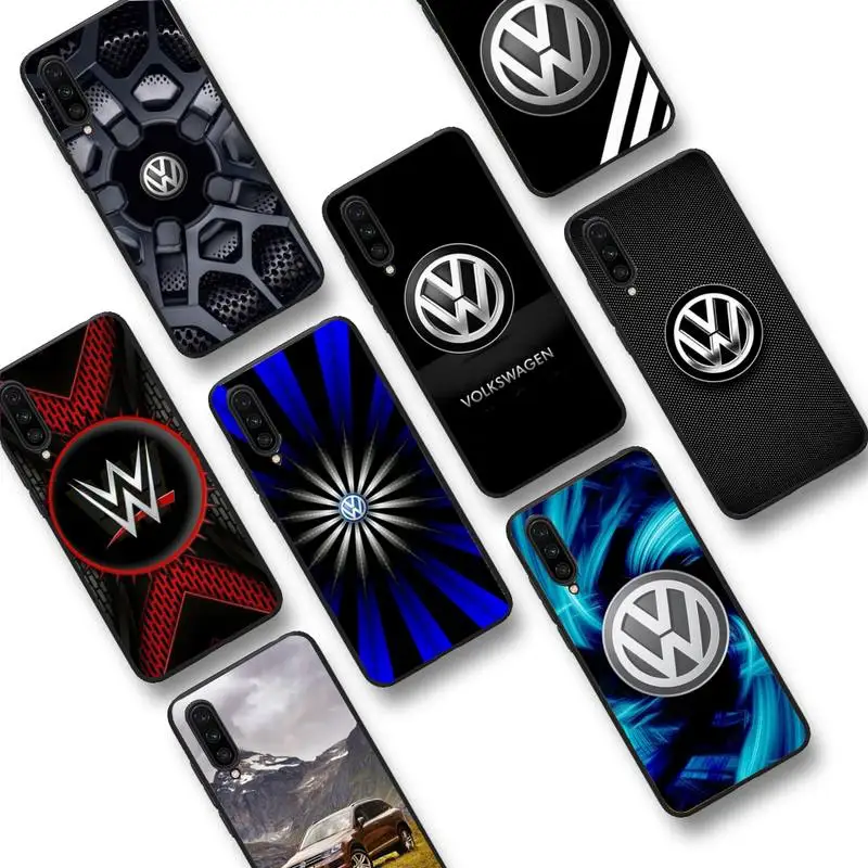 

V-Volkswagen-Logo-Car Phone Case For Xiaomi Mi 5X 8 9 10 11 12 lite pro 10T PocoX3pro PocoM3 Note 10 pro lite