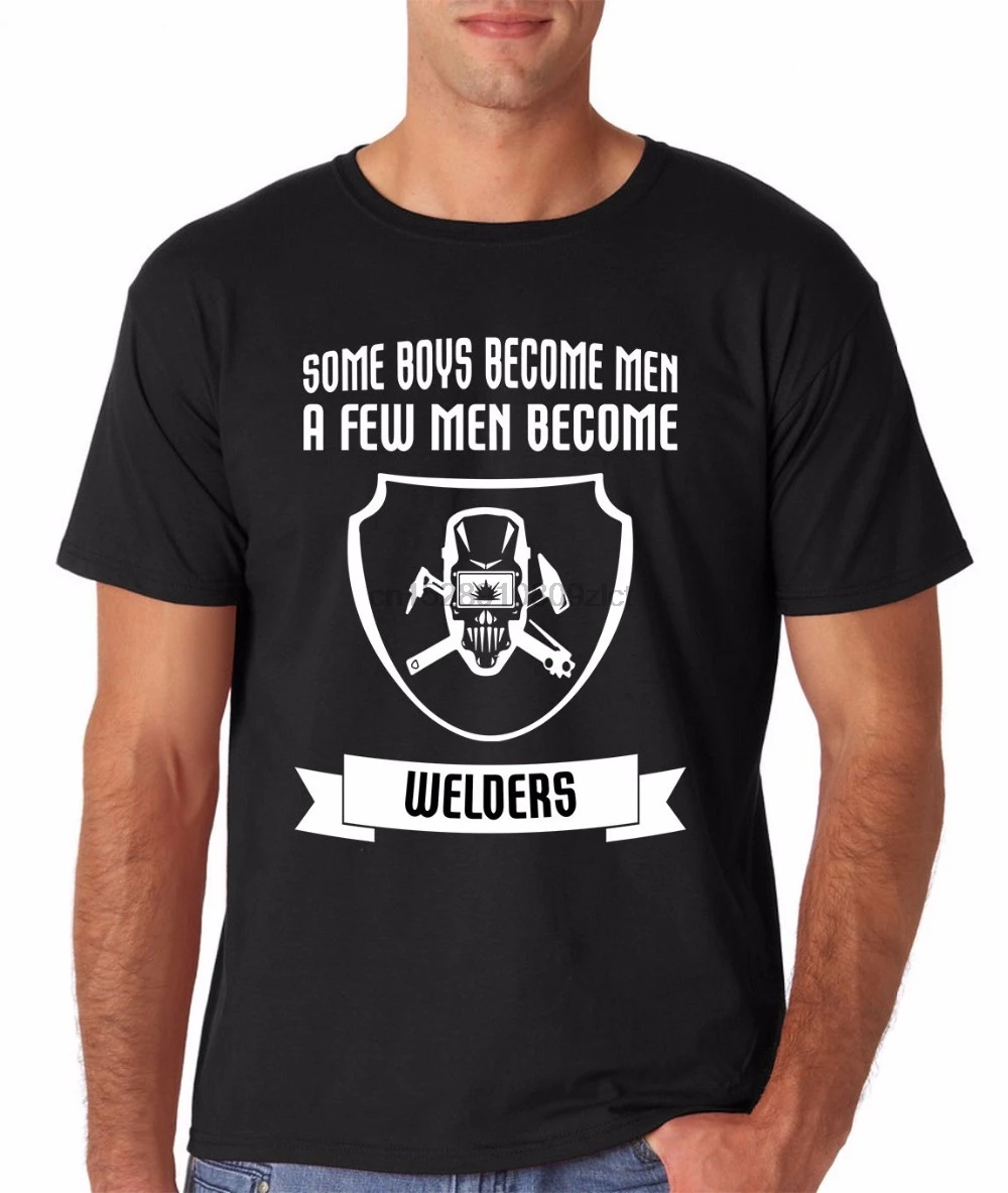 Мужская одежда модные повседневные сварочные Забавные футболки с коротким