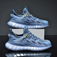 wear resistant sneakers mens new trendy sneakers outdoor walking comfortable luminous design running shoes wholesale