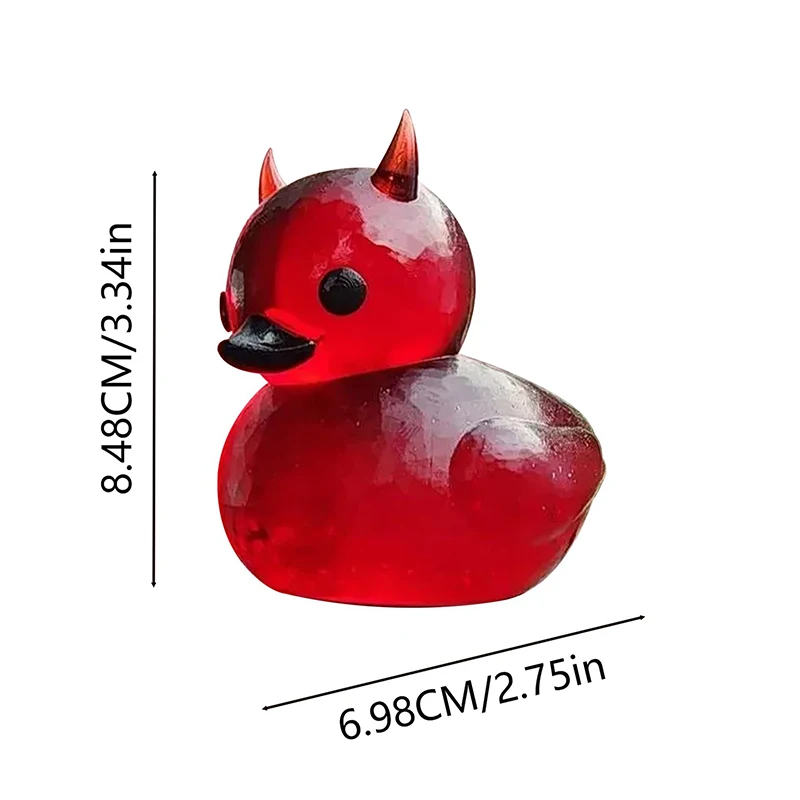 Хэллоуин Lil' Devil Ducky Настольный декор Дьявольская утка Украшение приборной