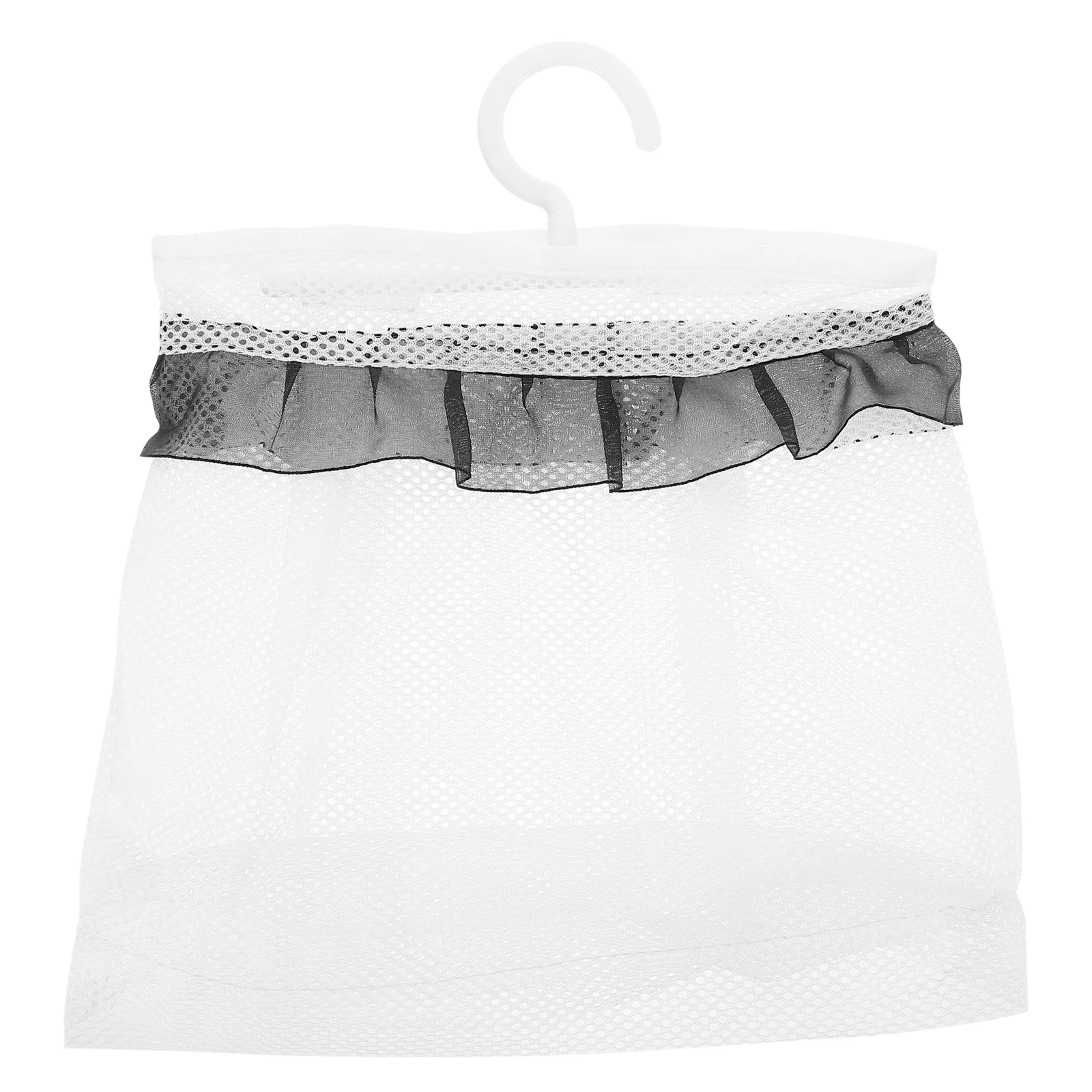 

Storage Bag Breathable Hanging Mesh Vegetable Pouch Multipurpose Socks Polyester For Home Clothespin Household