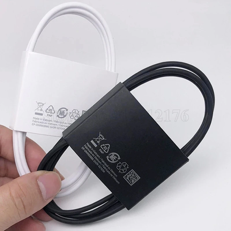 

500Pcs For Samsung S21 S20 5G 25w Cable Super Fast Charge Type C To Type C PD PPS Quick Charging For Galaxy Note 20 Ultra 10