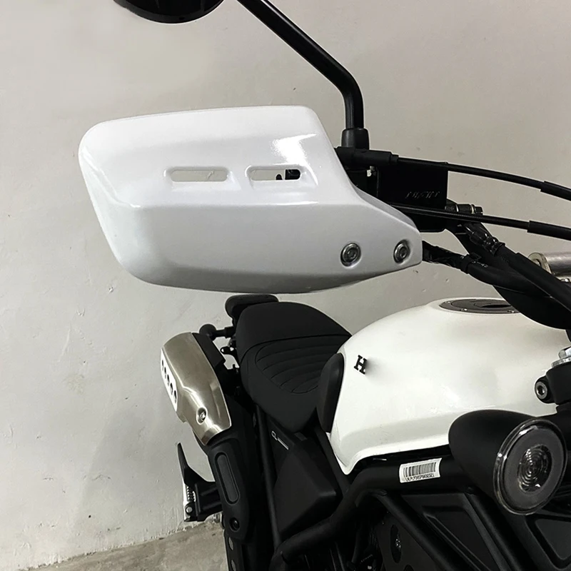 Motorcycle Handguards Hand Guards Protectors Parts For Honda CL500 Cl250 Cl500 2023 2024(White)