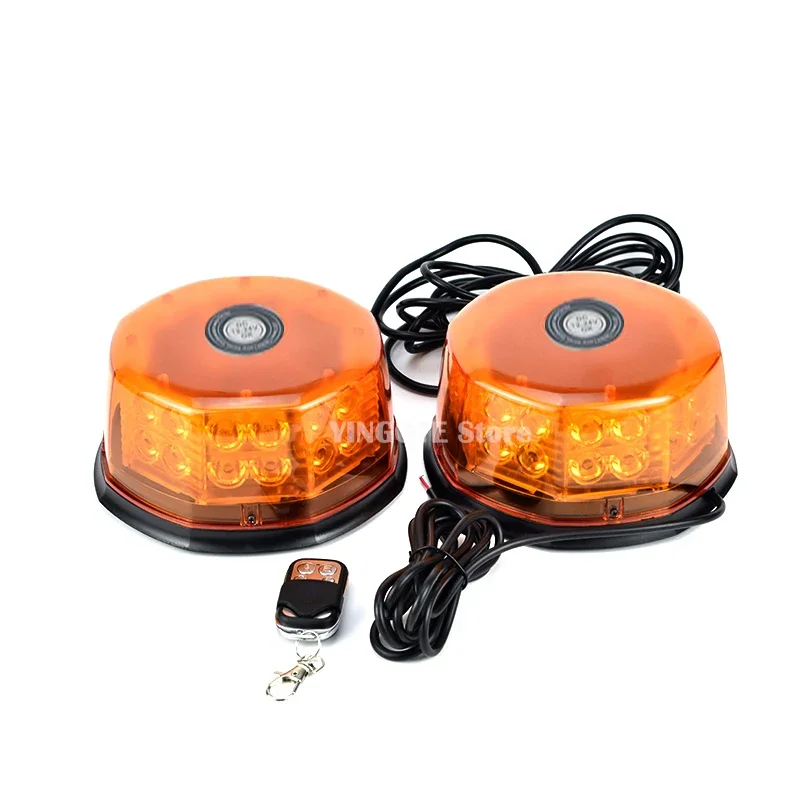 

2 в 1 автобус TRUCKS прицеп вилочный погрузчик магнит 32 светодиодный маяк мигающий стробоскопический предупреждающий фонарь на крыше аварийный стробоскоп 12-24 В