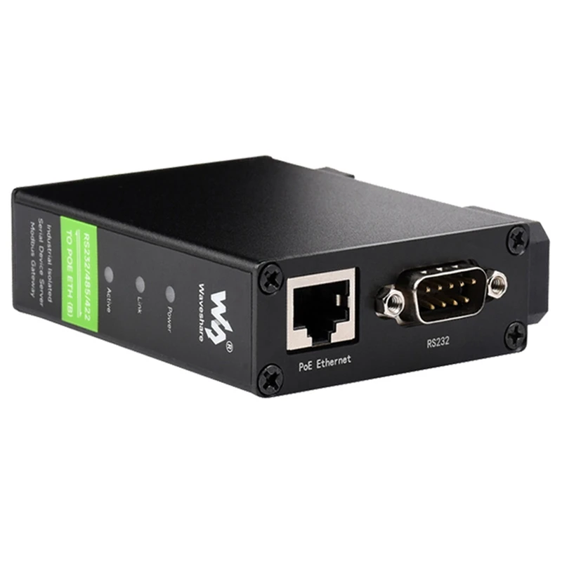 

Waveshare Серийный Сервер на DIN-рейке от RS232/485/422 до RJ45 Ethernet TCP/IP для последовательного модуля