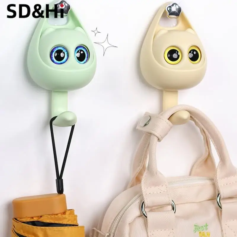 

Creative Cartoon Cat Hooks Wall Shelf Hook for Clothes Hat Scarf Key Holders Animals Hanger Rack Home Decoration Hanger