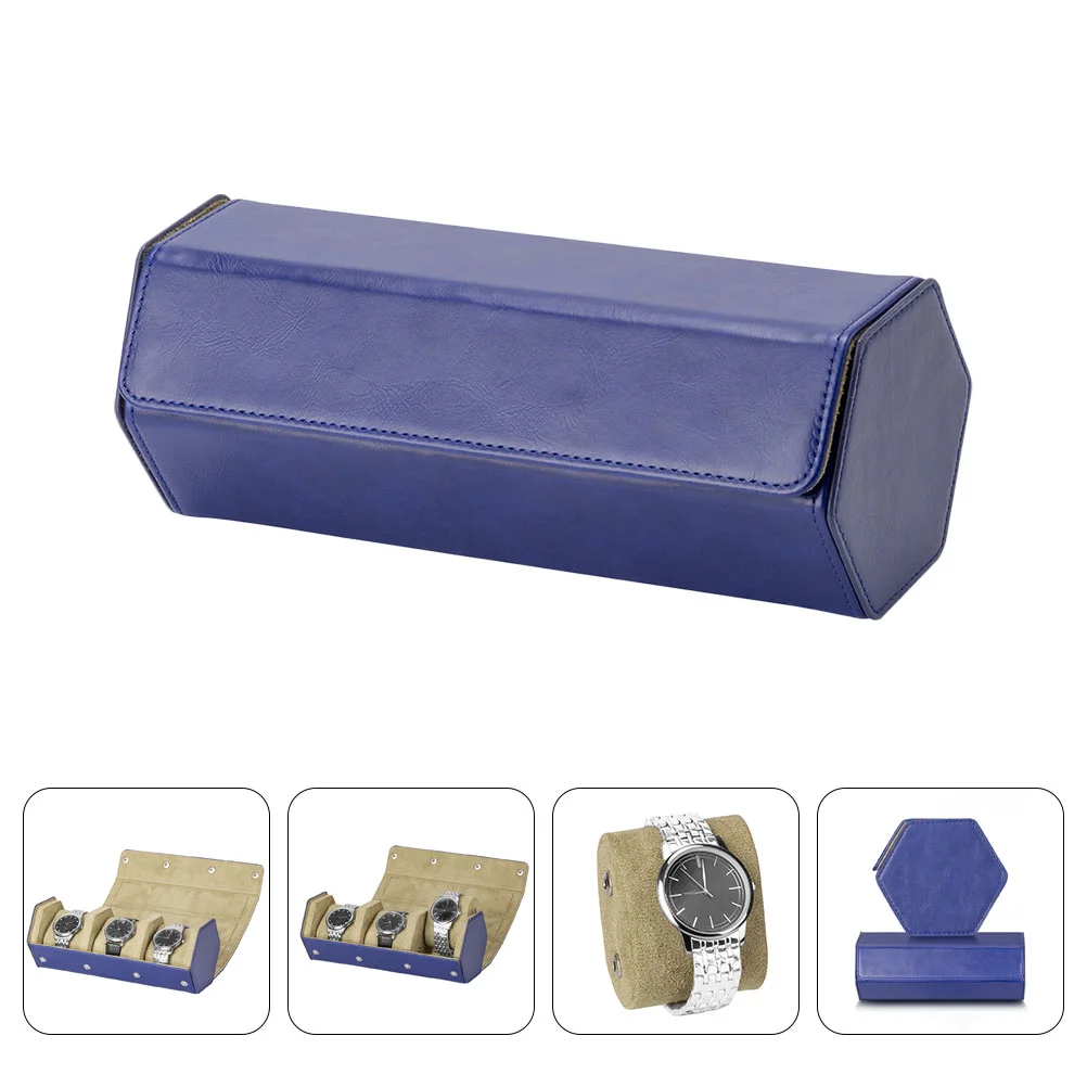 

Watch Storage Box Household Jewelry Case Multi-function Accessory Pu Organizer Travel Watches