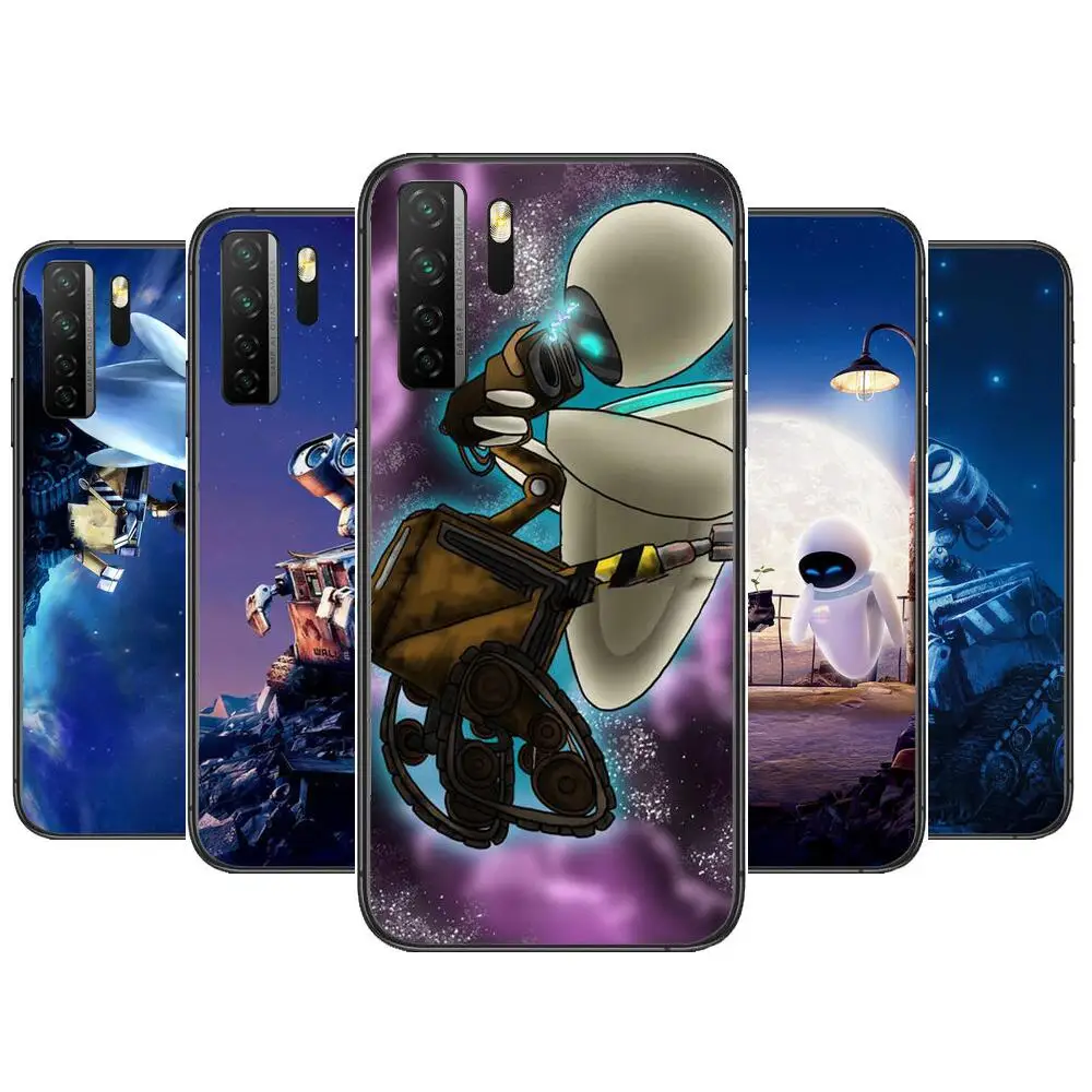 

Disney Robots Black Soft Cover The Pooh For Huawei Nova 8 7 6 SE 5T 7i 5i 5Z 5 4 4E 3 3i 3E 2i Pro Phone Case cases