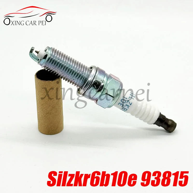 Фото 4 шт. SILZKR6B10E 93815 иридиевая свеча зажигания для Kia Soul Veloster Ceed Sportage IV 1.4L Hyundai I30 IX35 Tucson SILZKR6B-10E 6216 №3