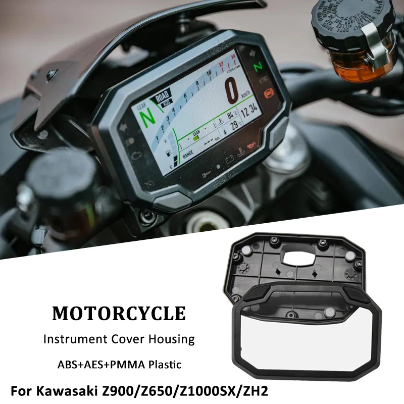 

For Kawasaki Ninja 650 Z900 Z650 Z1000SX ZH2 Motorcycle Accessories Instrument Gauges Cluster Speedometer Tachometer Case Cover