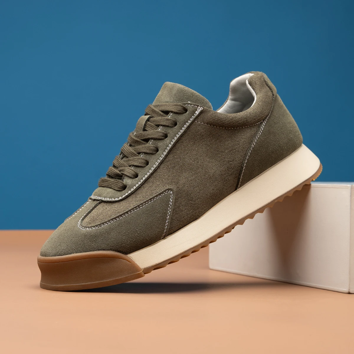 Новые кожаные туфли Forrest Gump с круглым носком модные и универсальные немецкие