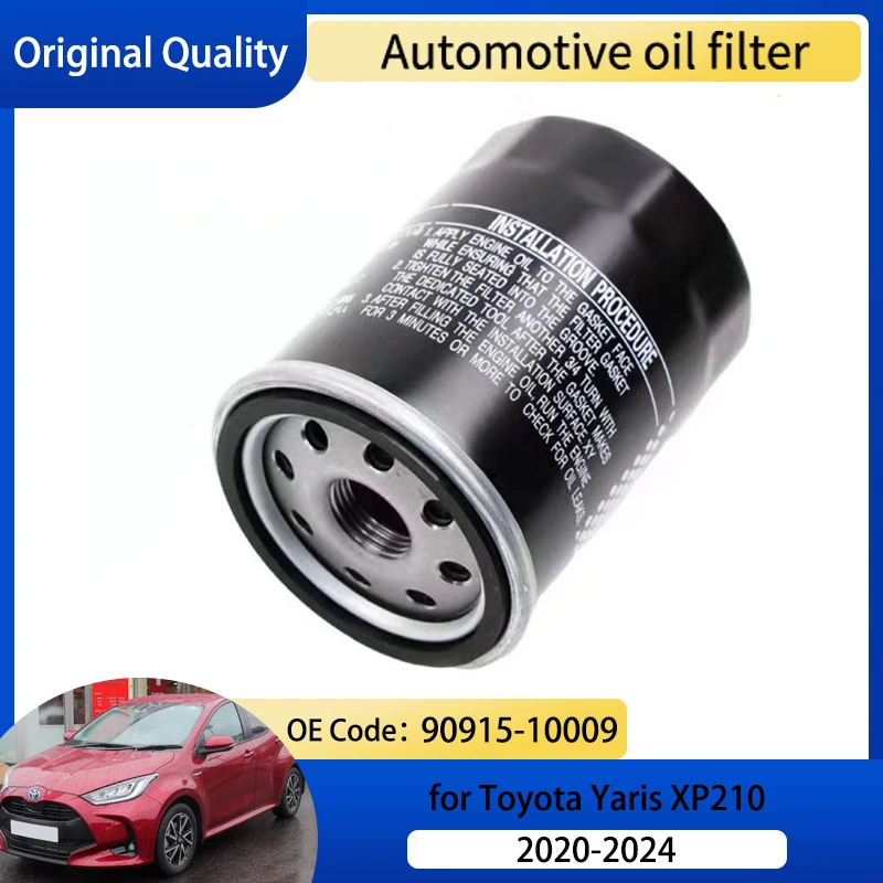 Элемент масляного фильтра для Toyota Yaris XP210 MK4 Mazda2 Hybrid GR 2020 2021 2022 2023 2024 90915-10009