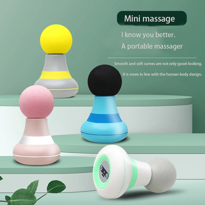 

New mini massager, full-body fascia gun, muscle, cervical vertebra and waist relaxation, electric household vibration hammer