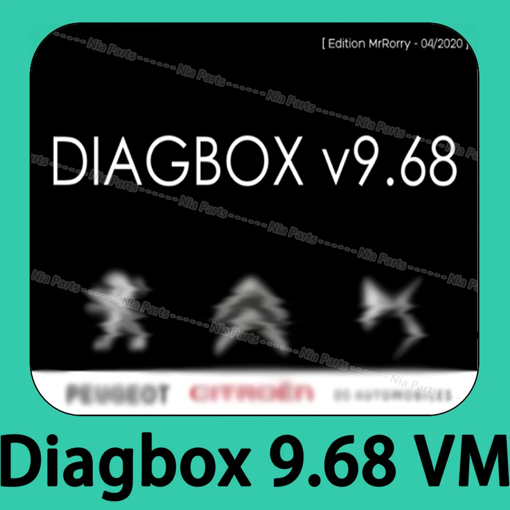 PP2000 Диагностическое программное обеспечение Diagbox V9.68 VM Инструменты для ремонта