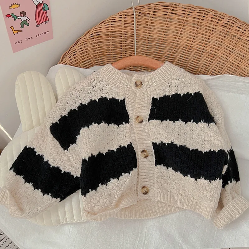 

Spring Baby Girls Boys Sweater Fashion Knitted Cardigan Jacket Coat Baby Sweater Coat Baby Girls Cardigan Sweaters