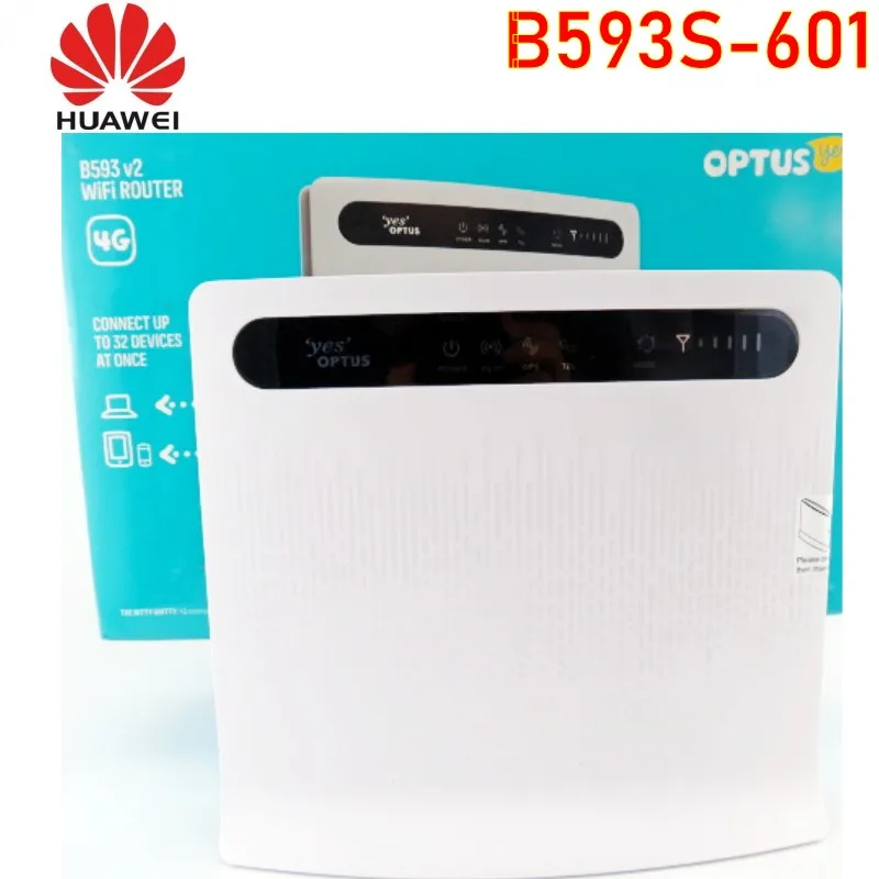 Big Discount Huawei B593s-601 150Mbps 4G LTE FDD 2600MHz TDD 2300MHz CPE Wlan Wireless Router 3G HSPA+ Wifi Mobile Broadband