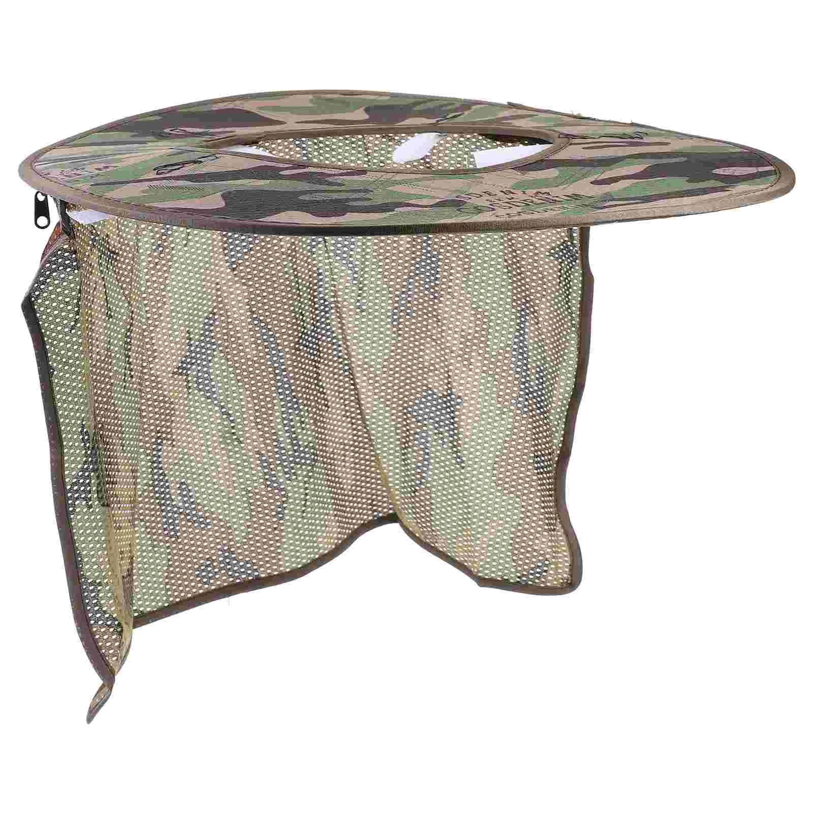 

Outdoor Visor Zipper Hard Hat Sun Fabric Shade Neck Construction