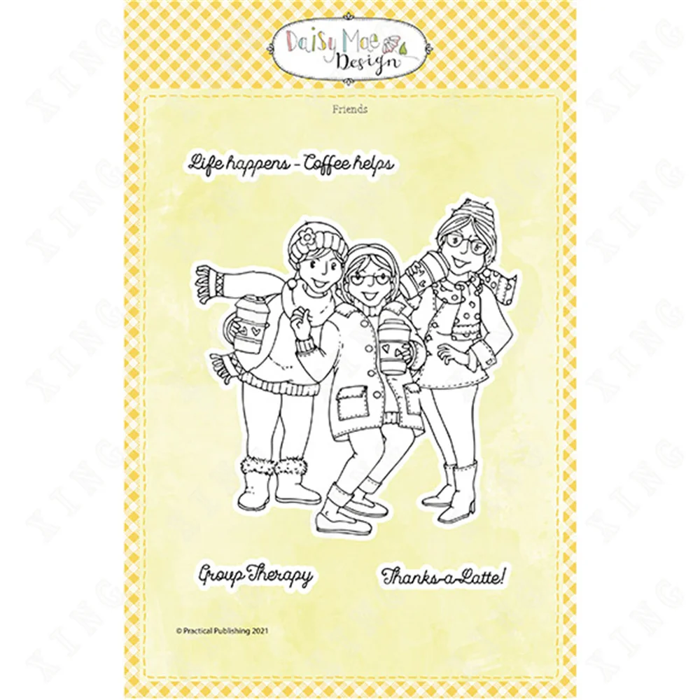 

Friends Metal New Arrival Cutting Dies Stamps Scrapbook Diary Decoration Stencil Embossing Template Diy Greeting Card Handmade