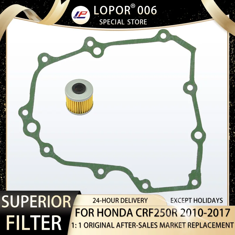 Andleft Crankcase Cover Gasket For Honda Crf250r 04-09 Crf250x 04-09 2012 Crf250 Xr Crf 250