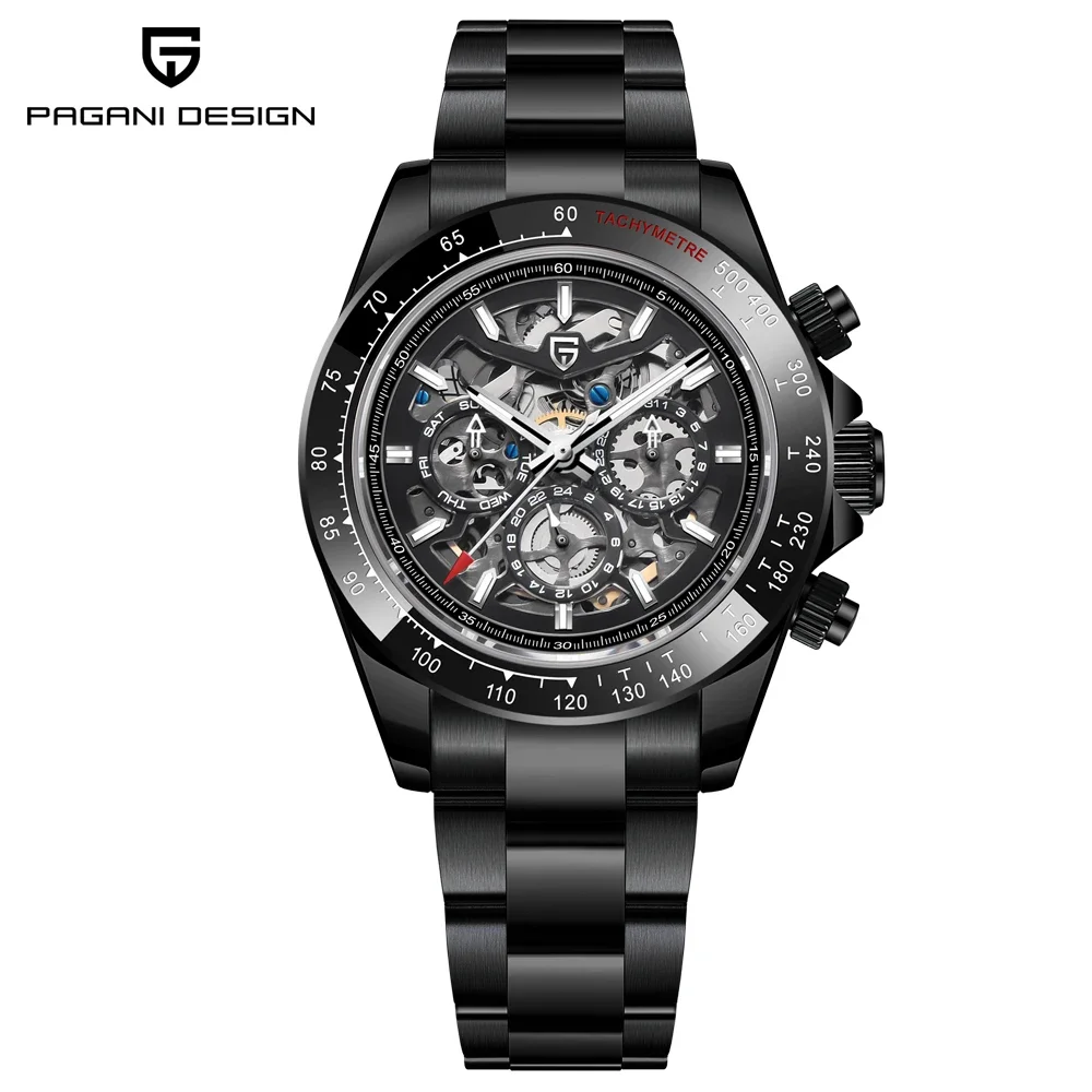 Часы PAGANI DESIGN Мужские механические оригинальные брендовые Роскошные