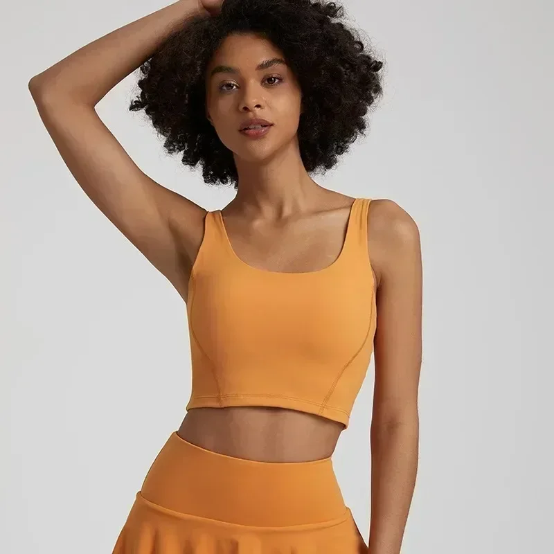 Женский фитнес-бюстгальтер Lemon U-образной формы спортивное нижнее белье для йоги