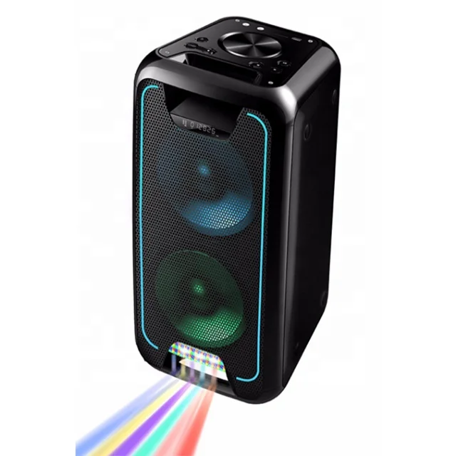 

Big Power Wireless BT Professional Portable Rechargeable DJ Karaoke Audio PA Speaker With Microphone Wireless