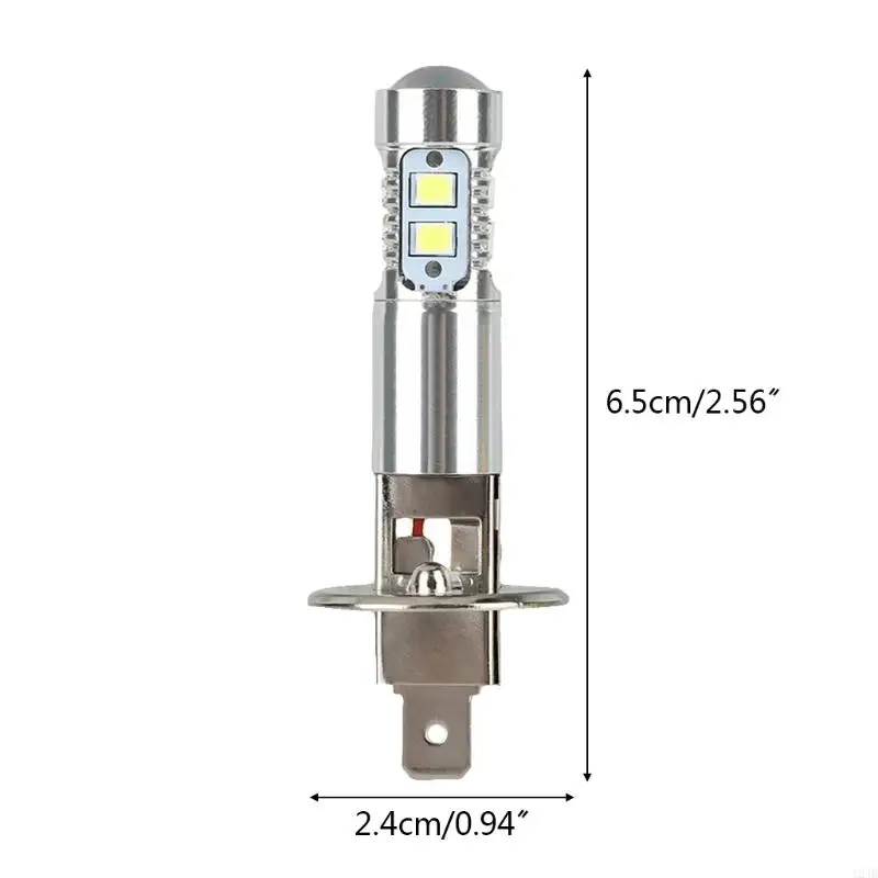 124B 2шт H1 100W Светодиодные лампы для фар Комплект противотуманных 1800LM Авто Фары