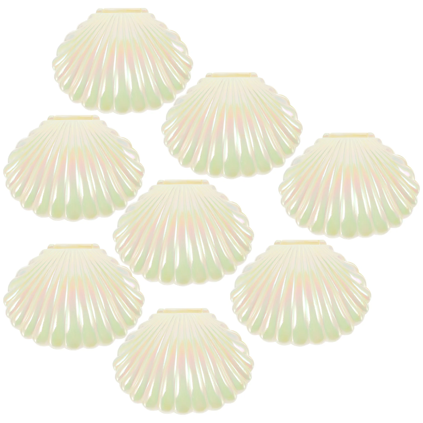 

10 Pcs Candy Box Small Dish Plastic Containers Seashell Holder Party Favor Storage