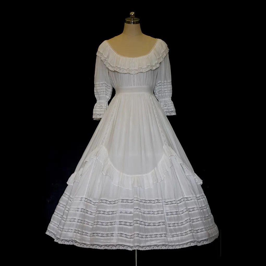 86-98 см бюст весна-лето оригинальный дизайн женские винтажные платья Cottogecore