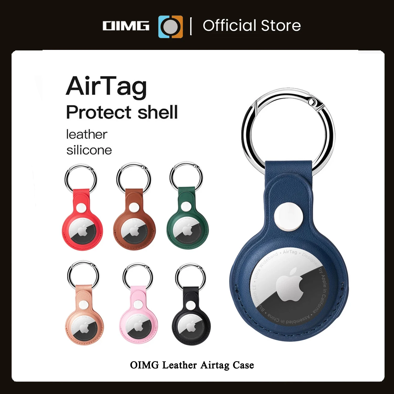 

Чехол для Apple Airtag, кожаный чехол для ключей, Защитные чехлы для Airtag, трекер, локатор, устройство, защита от потери для Airtag, чехлы для Air Tag