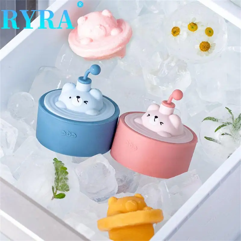 

Ice Cubes Maker Cartoon Self-made Food Silicone Silicone Sealing Ring Kitchen Accessories Ice Ball Mold DIY Easy Demoulding Diy
